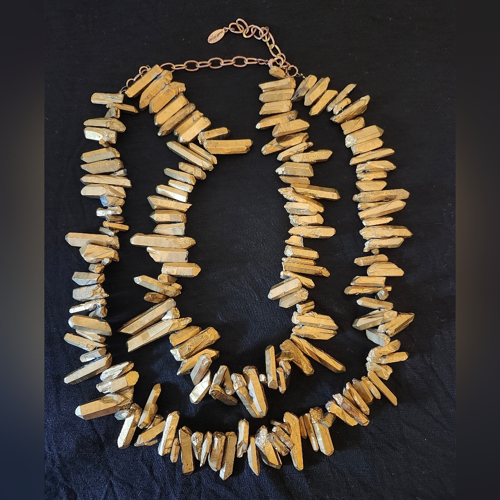 Sassy Jones Gold Statement Necklace